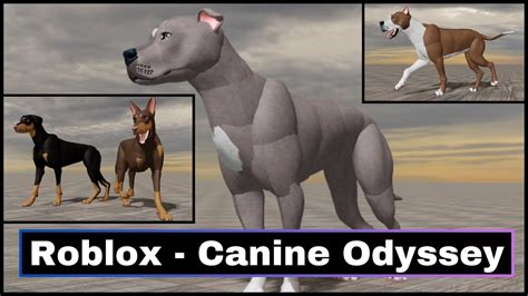 Canine Odyssey Doberman Pinscher Pitbull Previews Roblox Dog Game