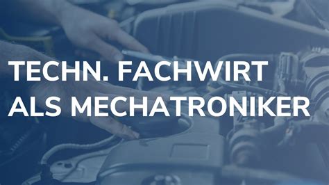 Lohnt Sich Der Technische Fachwirt Ihk Als Mechatroniker In Youtube