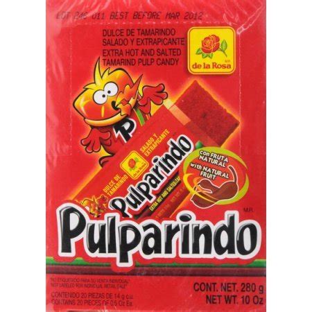 Buy Authentic Sabores Imported Mexican Pulparindo Extra Hot And