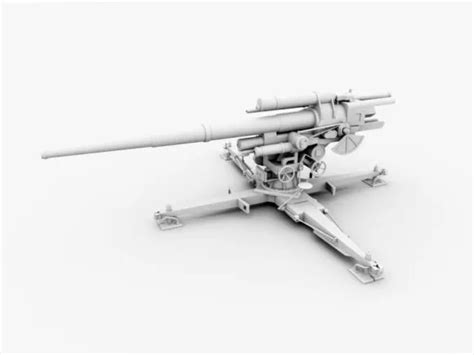 German Aa Artillery Free 3d Model Ma Mb Open3dmodel