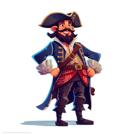 Premium Photo Pirate Cartoon Illustration Ai Generated Image