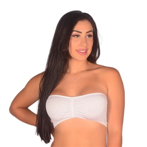 Kit Top Faixa Sem Bojo De Microfibra Lingerie Atacado Shopee Brasil
