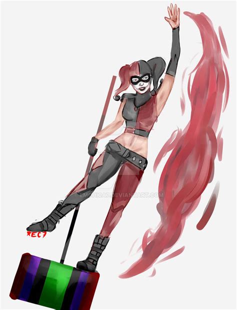 Harley Quinn Assault On Arkham By Emchica7 On Deviantart