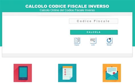 Calcolo Codice Fiscale Servizio Online Per Il Calcolo Del Codice