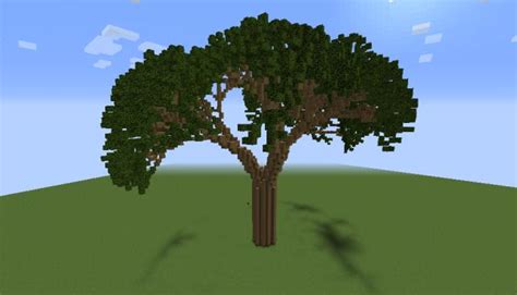 Постройка Огромное Дерево в Minecraft