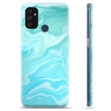 OnePlus Nord N100 TPU Cover Blå Marmor