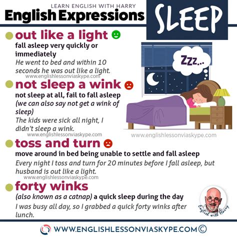 English Expressions Related To Sleep Learn English With Harry