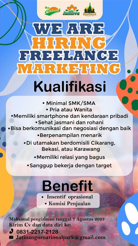 Marketing Freelance Jatinangor National Flower Park Jans Park