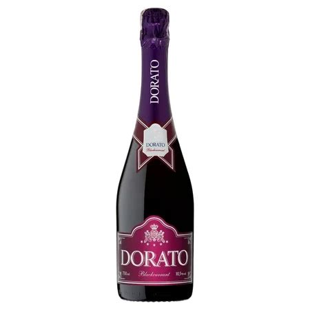 Dorato Blackcurrant Wino czerwone słodkie musujące polskie 750 ml