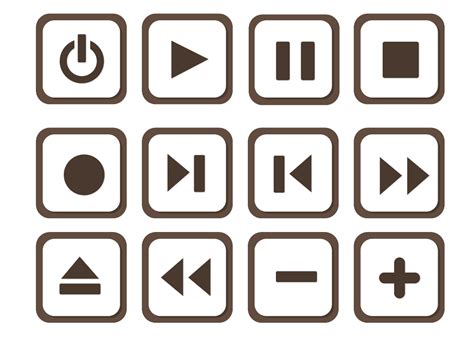 Button Media Player Icon Play The Pause Button Png Download 1096