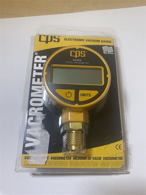 Cps Vg Vacuum Gauge With Digital Lcd Display Ebay