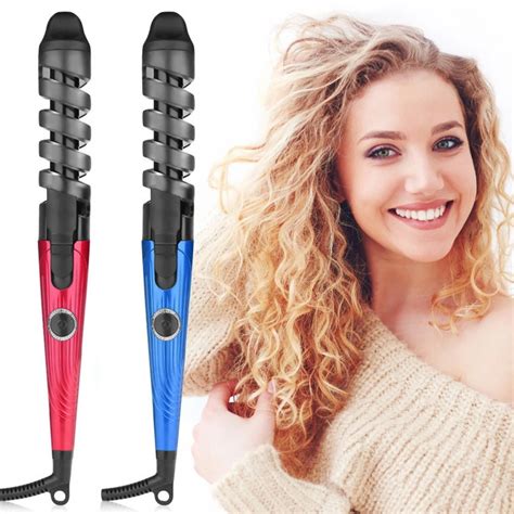 Tv136 Professional Hair Curler Roller Magic Spiral Curling Iron Fast Heating Curling Shopee