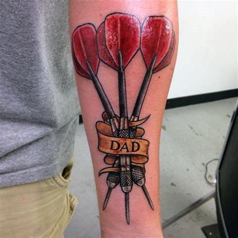 Dart Tattoos F R M Nner Dartscheibe Design Ideen Mann Stil Tattoo