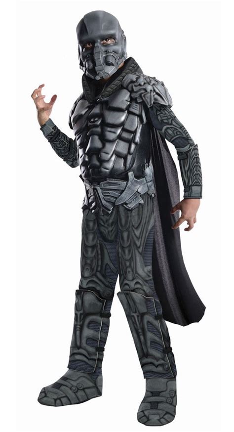 Superman Man Of Steel Deluxe Muscle General Zod Child Boys Fancy Dress