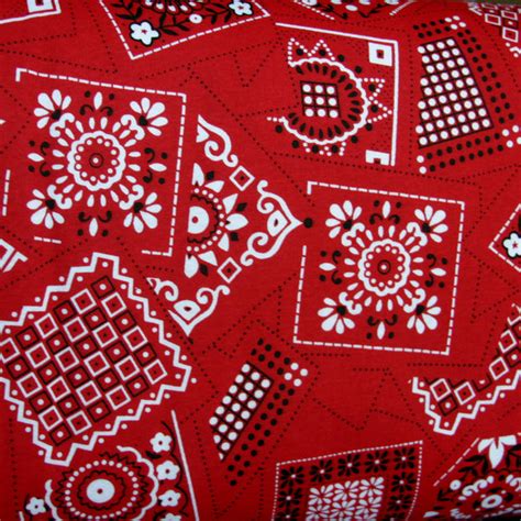 Red Bandana Cotton Knit Fabric – The Fabric Fairy