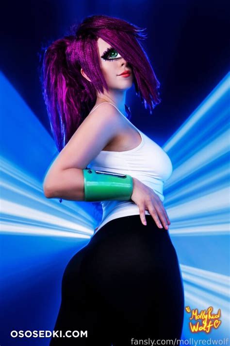 Mollyredwolf Leela From Futurama Naked Cosplay Asian Photos