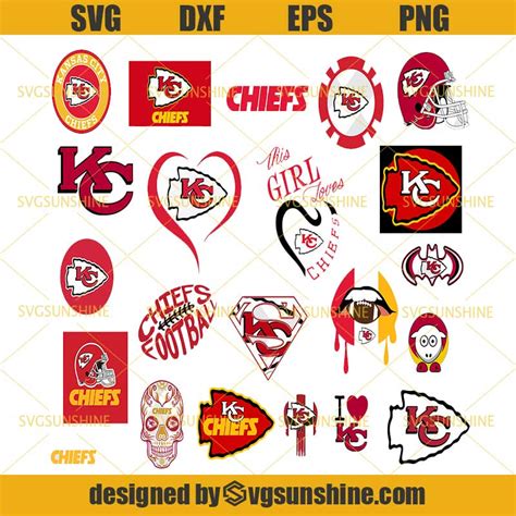 Kansas City Chiefs Svg Bundle Kansas City Chiefs Logo Svg Nfl Svg