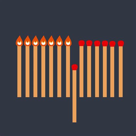 Premium Vector Remove A Matches A Matches Other Do Not Burning