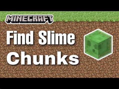 How To Find Slime Chunks In Minecraft Bedrock Step By Step Youtube