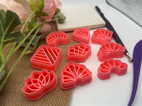 Embossing Polymer Clay Cutter Large Set Polymer Clay Cutter Etsy