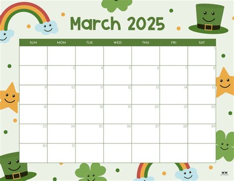 March 2025 Calendars 107 Free Printables Artofit