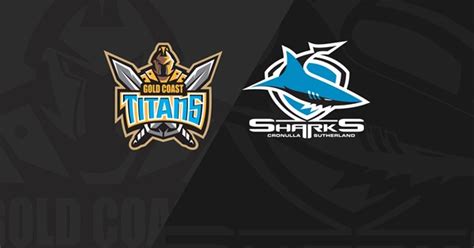 Full Match Replay Titans V Sharks Round 9 2019 Watch