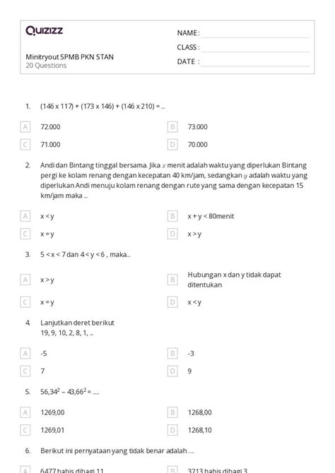 Lembar Kerja Waktu Ke Jam Untuk Kelas Di Quizizz Gratis Dapat