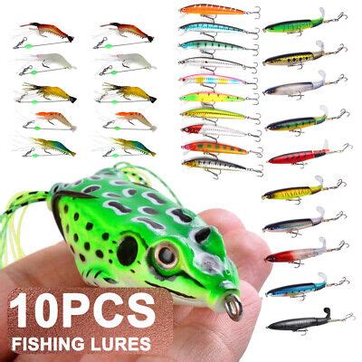 Ps Fishing Lures Bait Whopper Plopper Topwater Floating Rotating Tail