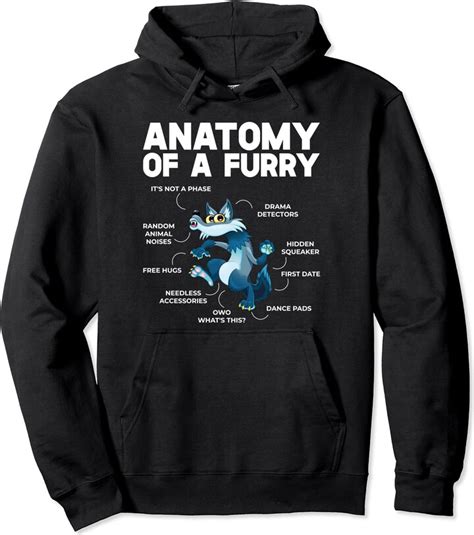 Check out my Furry Shirts Anatomy of a Furry Fox Cute Furries Fursona Pullover Hoodie ...