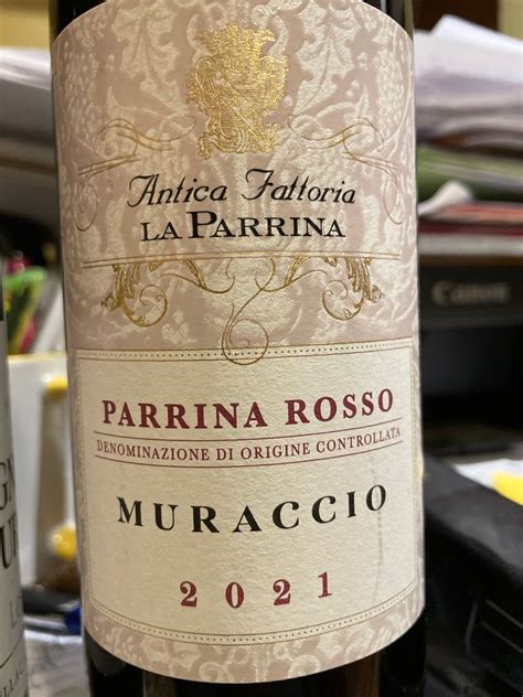 Antica Fattoria La Parrina Parrina Parrina Rosso Doc Muraccio