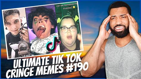 TRY NOT TO CRINGE ULTIMATE TIK TOK CRINGE MEMES 190 YouTube