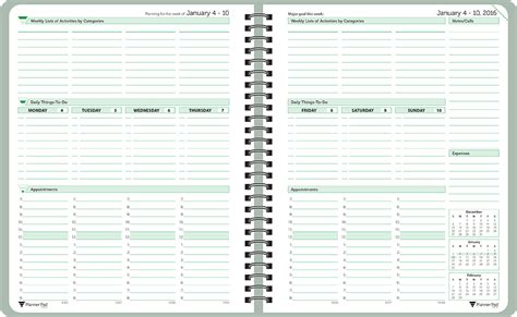 Planner Pad Template Planner Template Free