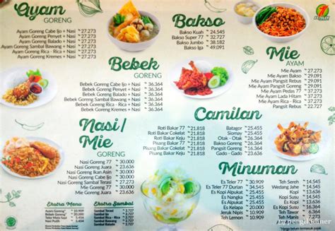 Selalu Diperbarui Menu Es Teler Gandaria