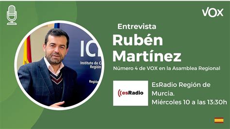 Rub N Mart Nez Alpa Ez En Esradio Regi N De Murcia Youtube