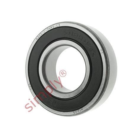 FAG 62052RSRC3 Rubber Sealed Deep Groove Ball Bearing 25x52x15mm Simply