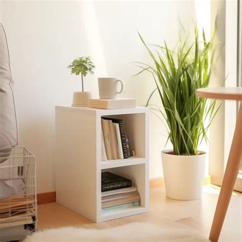 Way Basics Sleek Under Desk Bookcase The Modern Storage Solution For