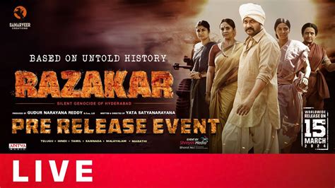 Razakar Pre Release Event LIVE Gudur Narayan Reddy Yata