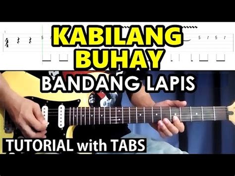 Kabilang Buhay Bandang Lapis Guitar Solo Tutorial With Tabs YouTube