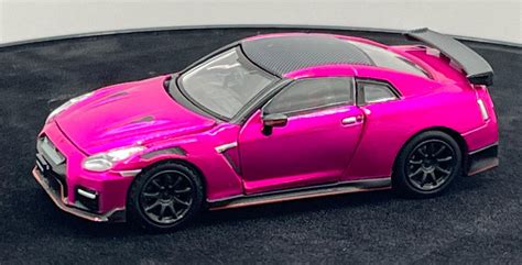 Nissan Gt R By Italdesign In Pink Greenish Scale Model