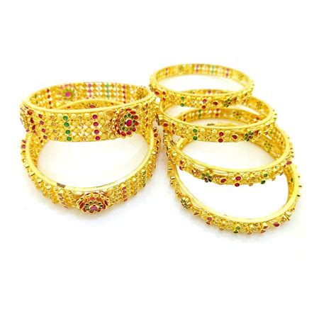 Gold Kolkata Bangles 1230008