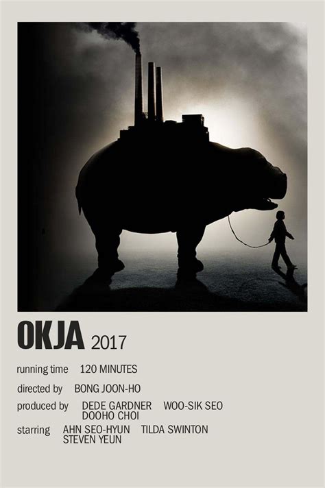 Okja movie poster | Movie posters, Okja movie, Action movie poster