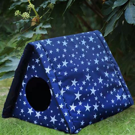 Dolity Stray Cats Shelter Waterproof Outdoor Cat Dog House Warm Pet