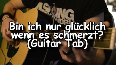 Böhse Onkelz Bin ich nur glücklich wenn es schmerzt Guitar Tab