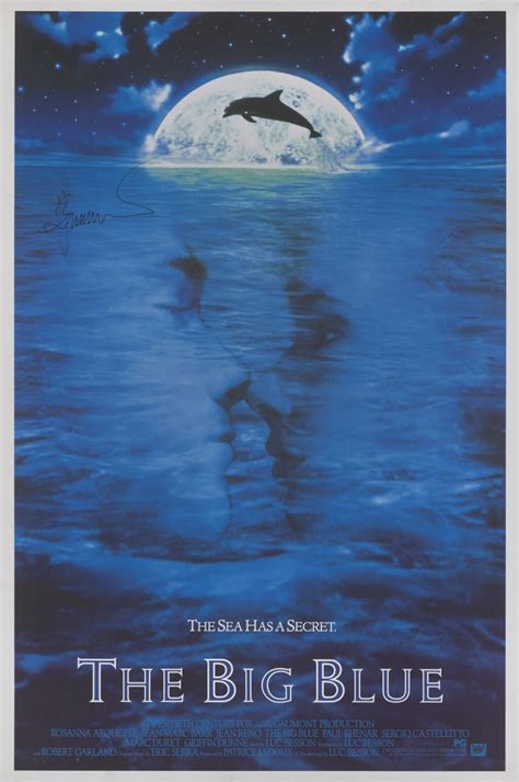 Le Grand Bleu The Big Blue 1988 International Poster Us Signed By