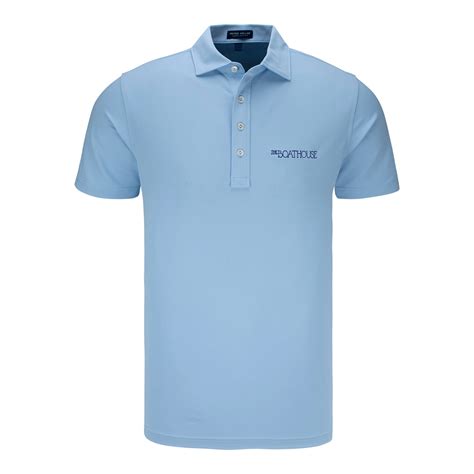 Peter Millar Central Park Boathouse Blue Frost Polo