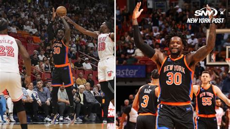 Knicks Star Julius Randle Shocks Miami In Unbelievable Point