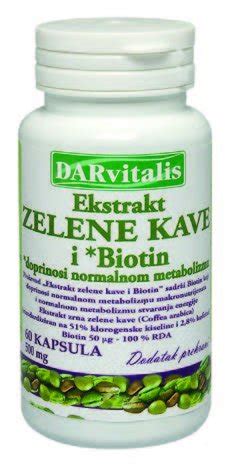 Ekstrakt Zelene Kave I Biotina Da Rvitalis Akcija Nju Kalo