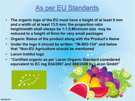 Organic Labelling Requirements As Per Npop Nop Eu Private Labelling