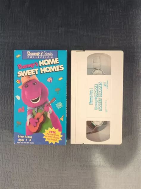 Barney And Friends Barneys Home Sweet Homes Vhs 1993 Kids Preschool