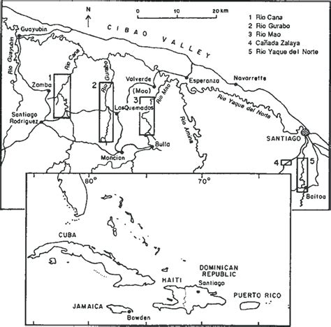 1 Map of the Cibao Valley of the Northern Dominican Republic, with ...